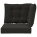 Perna pentru canapea de exterior 3 pcs Negru Poliester - WALTI WALTI