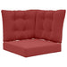 Perna pentru canapea de exterior 3 pcs bordo Poliester - WALTI WALTI