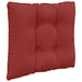 Perna pentru canapea de exterior 3 pcs bordo Poliester - WALTI WALTI