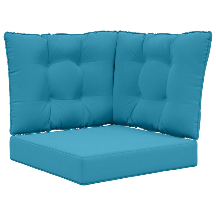 Perna pentru canapea de exterior 3 pcs Albastru regal Poliester - WALTI WALTI
