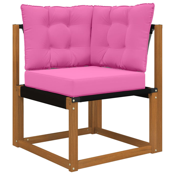 Perna pentru canapea de exterior 3 pcs Roz Poliester - WALTI WALTI
