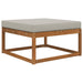 Perna pentru canapea de exterior Gri 80 x 80 x 8 cm Poliester - WALTI WALTI