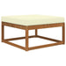 Perna pentru canapea de exterior Crem 80 x 80 x 8 cm Poliester - WALTI WALTI