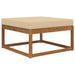 Perna pentru canapea de exterior Bej 80 x 80 x 8 cm Poliester - WALTI WALTI