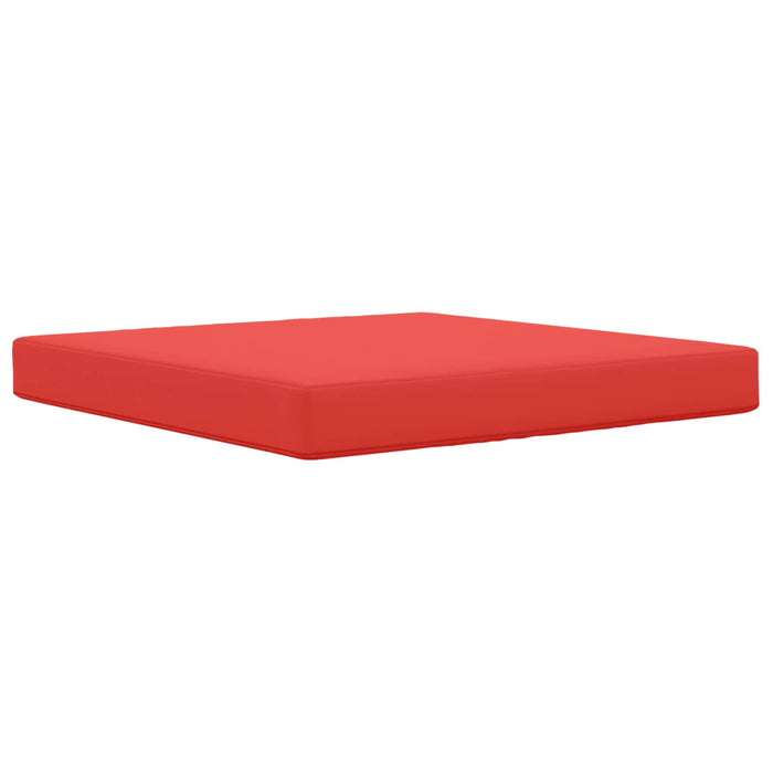 Perna pentru canapea de exterior Roșu 80 x 80 x 8 cm Poliester - WALTI WALTI