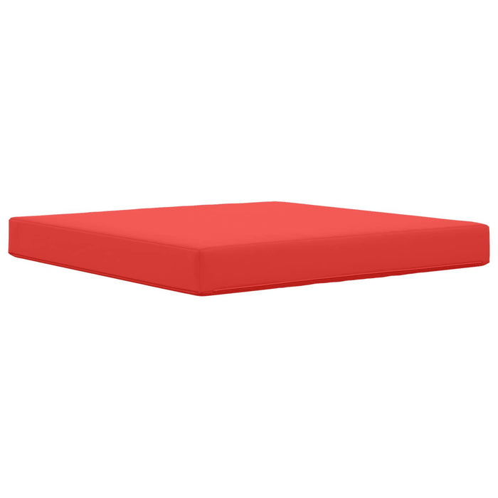 Perna pentru canapea de exterior Roșu 80 x 80 x 8 cm Poliester - WALTI WALTI