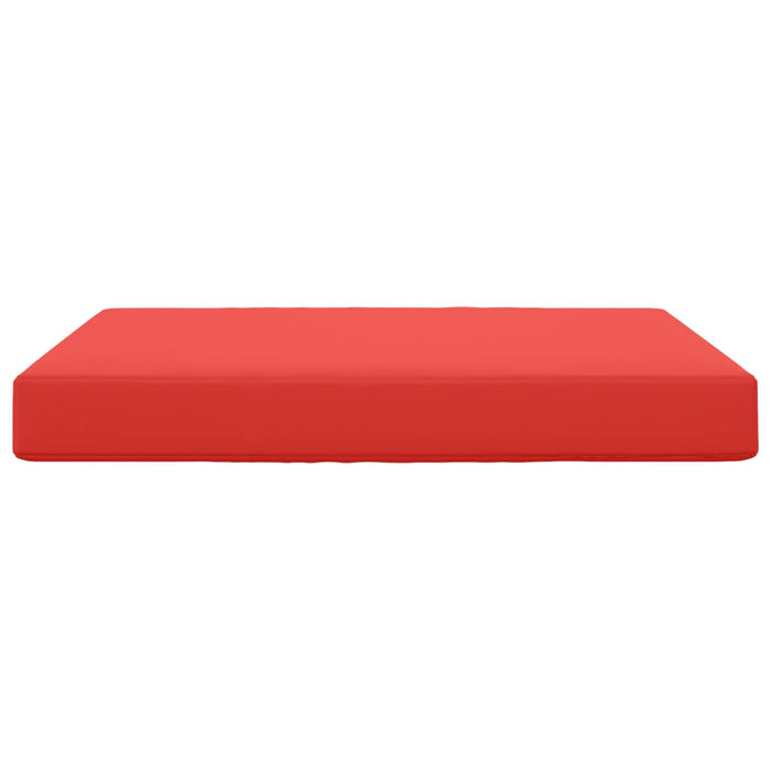 Perna pentru canapea de exterior Roșu 80 x 80 x 8 cm Poliester - WALTI WALTI