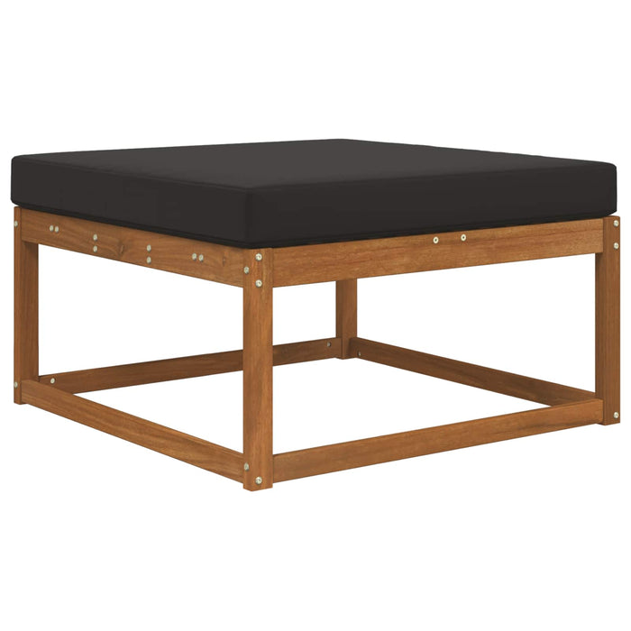 Perna pentru canapea de exterior Negru 80 x 80 x 8 cm Poliester - WALTI WALTI