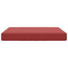 Perna pentru canapea de exterior bordo 80 x 80 x 8 cm Poliester - WALTI WALTI