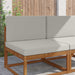Perna pentru canapea de exterior 2 pcs Gri Poliester - WALTI WALTI