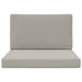 Perna pentru canapea de exterior 2 pcs Gri Poliester - WALTI WALTI