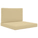 Perna pentru canapea de exterior 2 pcs Bej Poliester - WALTI WALTI