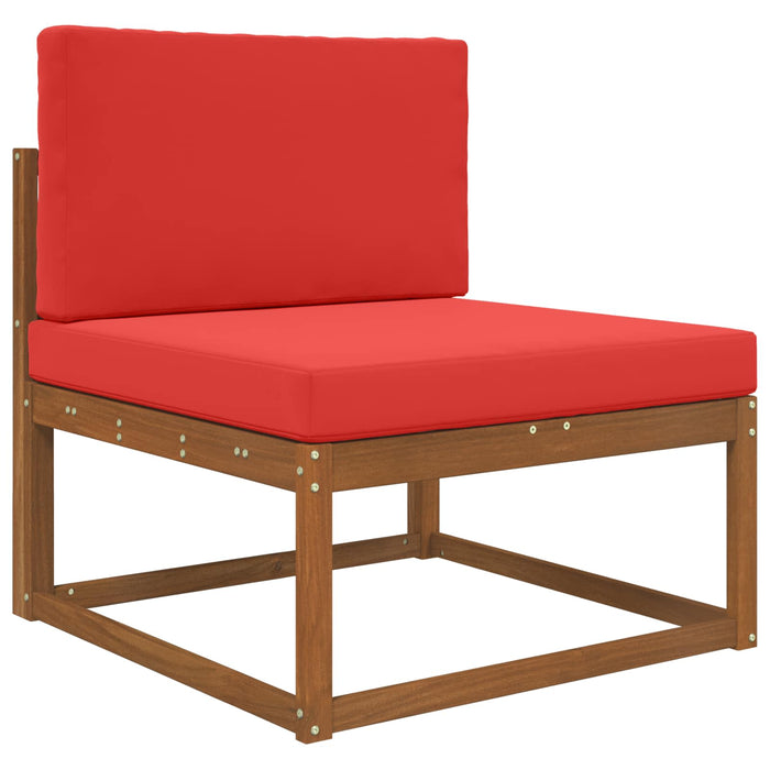 Perna pentru canapea de exterior 2 pcs Roșu Poliester - WALTI WALTI