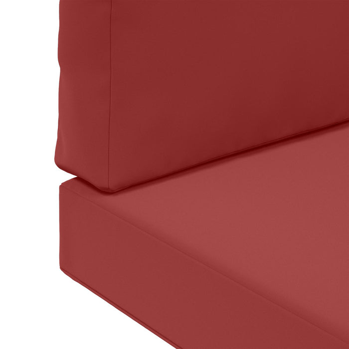 Perna pentru canapea de exterior 2 pcs bordo Poliester - WALTI WALTI