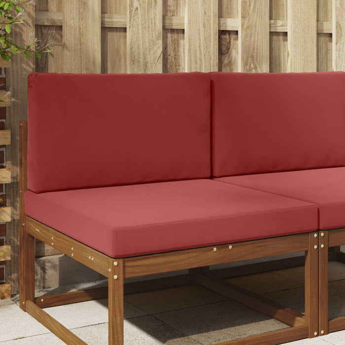 Perna pentru canapea de exterior 2 pcs bordo Poliester - WALTI WALTI