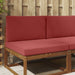 Perna pentru canapea de exterior 2 pcs bordo Poliester - WALTI WALTI