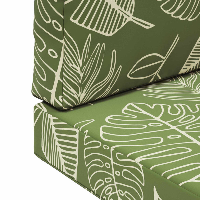 Perna pentru canapea de exterior 2 pcs Design cu frunze - WALTI WALTI