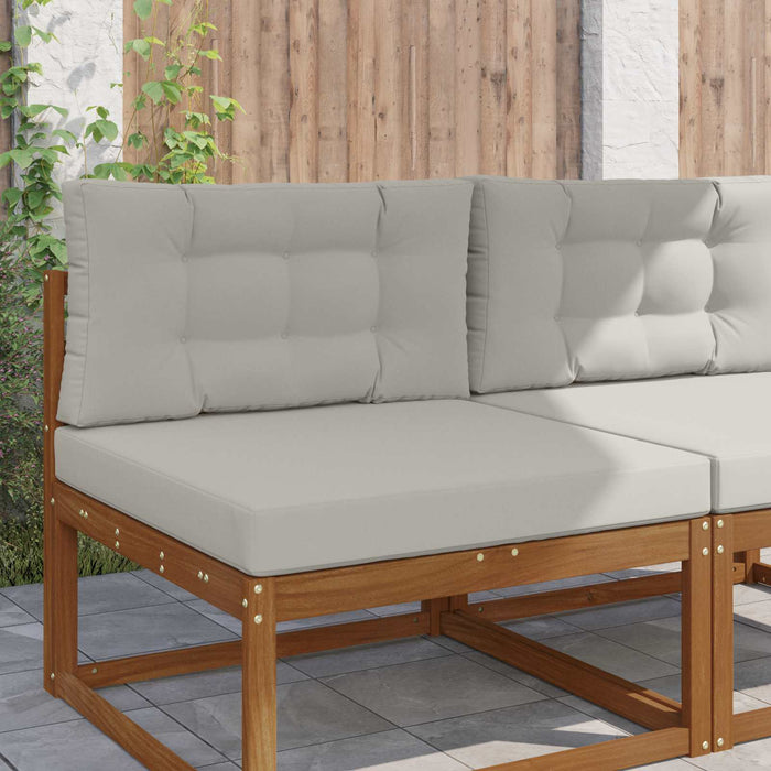 Perna pentru canapea de exterior 2 pcs Gri Poliester - WALTI WALTI