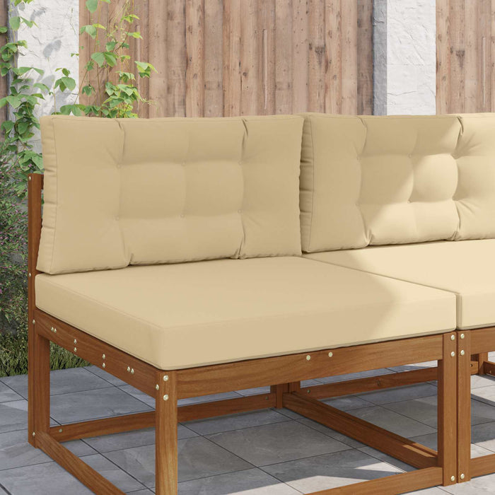 Perna pentru canapea de exterior 2 pcs Bej Poliester - WALTI WALTI