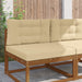 Perna pentru canapea de exterior 2 pcs Bej Poliester - WALTI WALTI