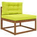 Perna pentru canapea de exterior 2 pcs Verde Poliester - WALTI WALTI