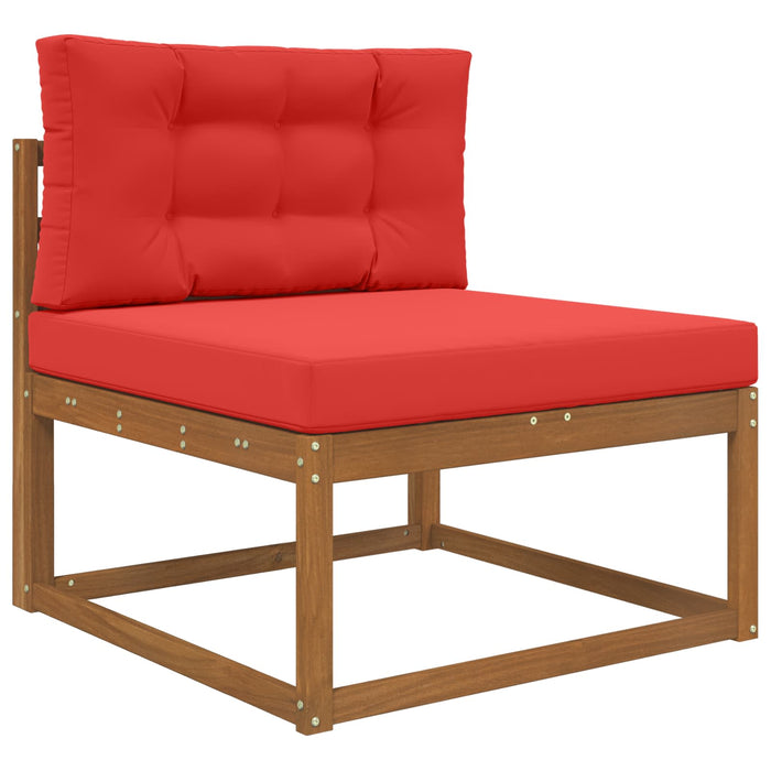 Perna pentru canapea de exterior 2 pcs Roșu Poliester - WALTI WALTI
