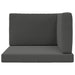 Perna pentru canapea de exterior 3 pcs Antracit Poliester - WALTI WALTI