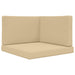 Perna pentru canapea de exterior 3 pcs Bej Poliester - WALTI WALTI