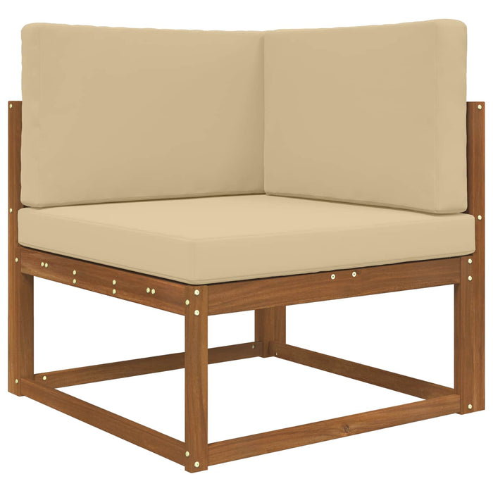 Perna pentru canapea de exterior 3 pcs Bej Poliester - WALTI WALTI