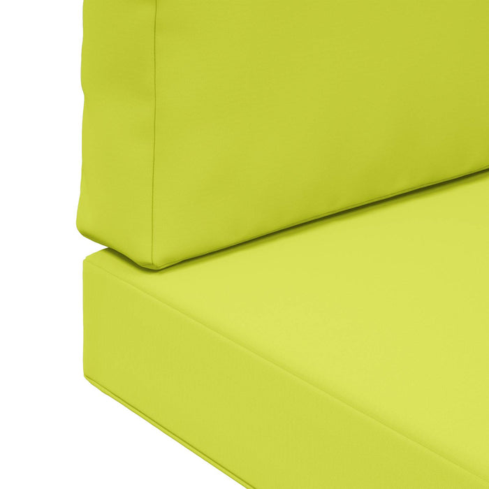 Perna pentru canapea de exterior 3 pcs Verde Poliester - WALTI WALTI