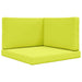 Perna pentru canapea de exterior 3 pcs Verde Poliester - WALTI WALTI