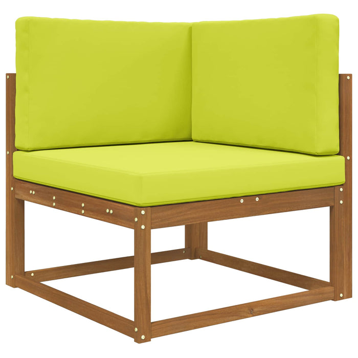 Perna pentru canapea de exterior 3 pcs Verde Poliester - WALTI WALTI