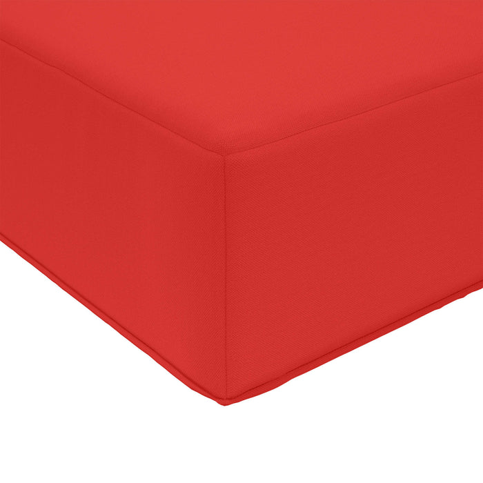 Perna pentru canapea de exterior 3 pcs Roșu Poliester - WALTI WALTI