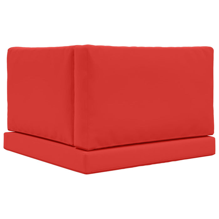 Perna pentru canapea de exterior 3 pcs Roșu Poliester - WALTI WALTI
