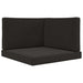 Perna pentru canapea de exterior 3 pcs Negru Poliester - WALTI WALTI