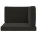 Perna pentru canapea de exterior 3 pcs Negru Poliester - WALTI WALTI