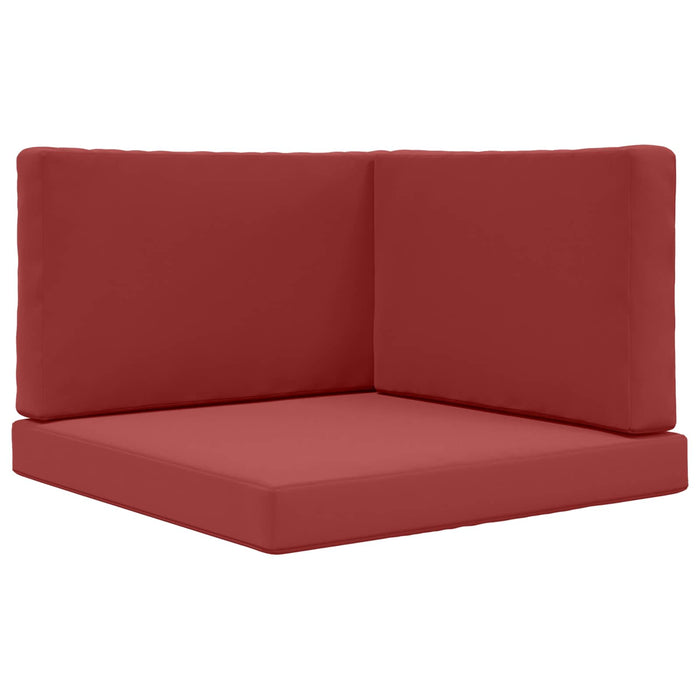 Perna pentru canapea de exterior 3 pcs bordo Poliester - WALTI WALTI