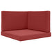 Perna pentru canapea de exterior 3 pcs bordo Poliester - WALTI WALTI