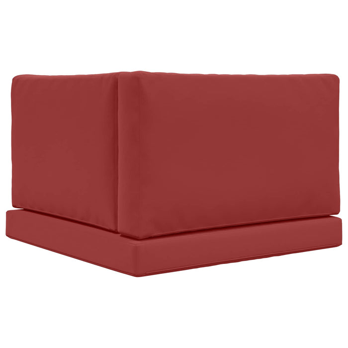 Perna pentru canapea de exterior 3 pcs bordo Poliester - WALTI WALTI