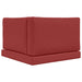 Perna pentru canapea de exterior 3 pcs bordo Poliester - WALTI WALTI