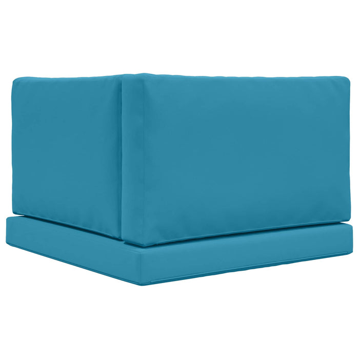 Perna pentru canapea de exterior 3 pcs Albastru regal Poliester - WALTI WALTI