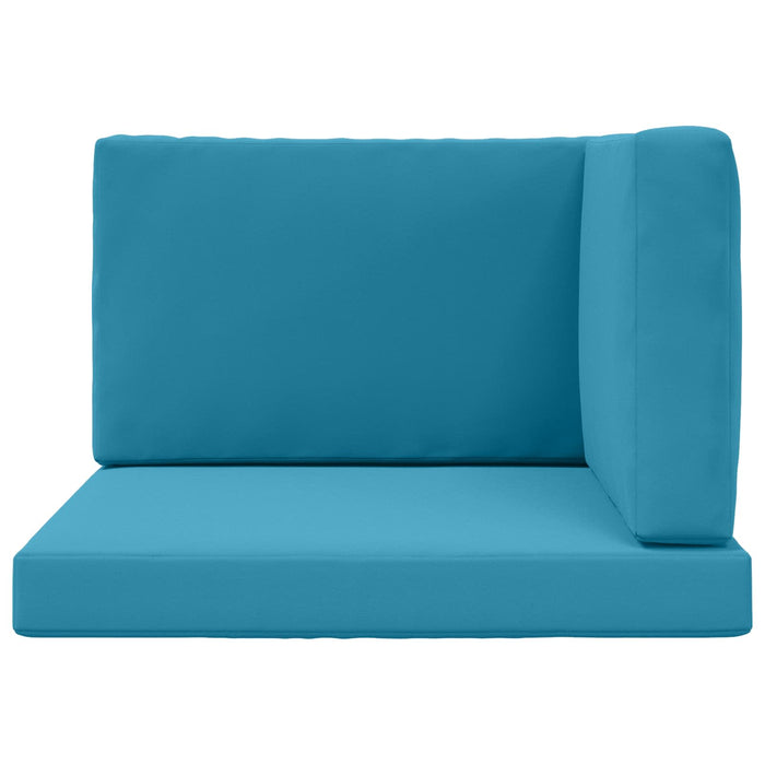 Perna pentru canapea de exterior 3 pcs Albastru regal Poliester - WALTI WALTI