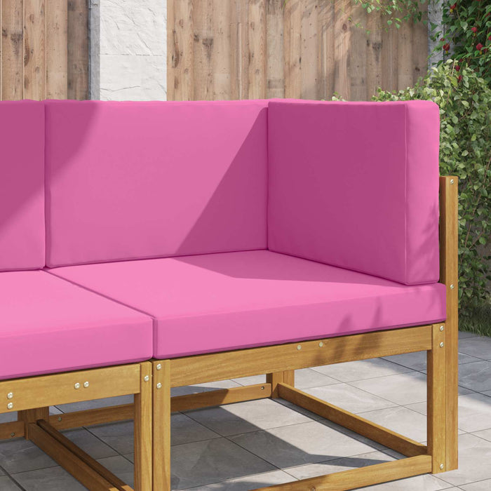 Perna pentru canapea de exterior 3 pcs Roz Poliester - WALTI WALTI