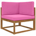 Perna pentru canapea de exterior 3 pcs Roz Poliester - WALTI WALTI