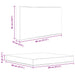 Perna pentru canapea de exterior 3 pcs Roz Poliester - WALTI WALTI