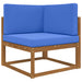 Perna pentru canapea de exterior 3 pcs Turcoaz Poliester - WALTI WALTI