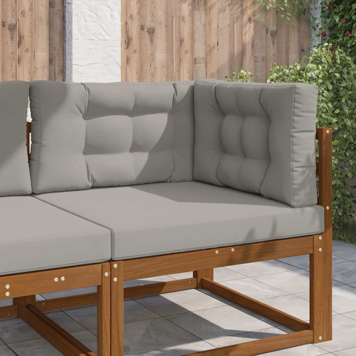 Perna pentru canapea de exterior 3 pcs Gri Poliester - WALTI WALTI