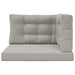 Perna pentru canapea de exterior 3 pcs Gri Poliester - WALTI WALTI