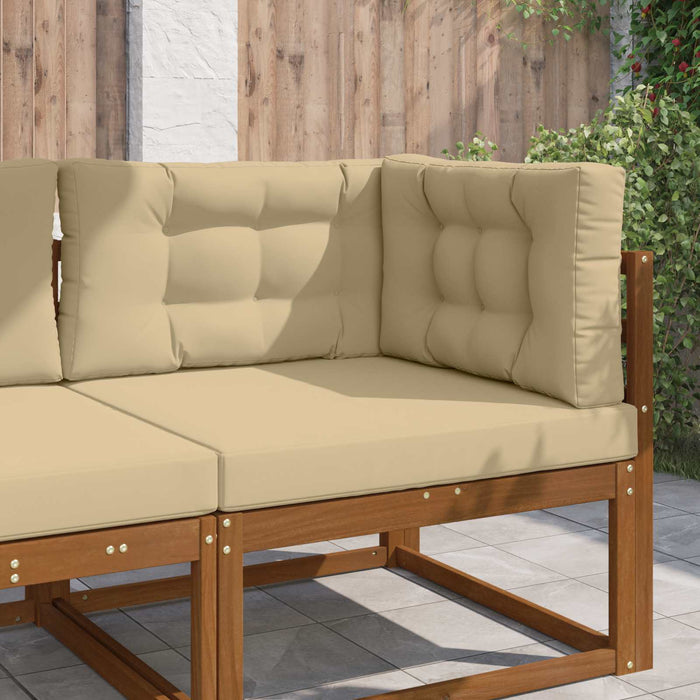 Perna pentru canapea de exterior 3 pcs Bej Poliester - WALTI WALTI