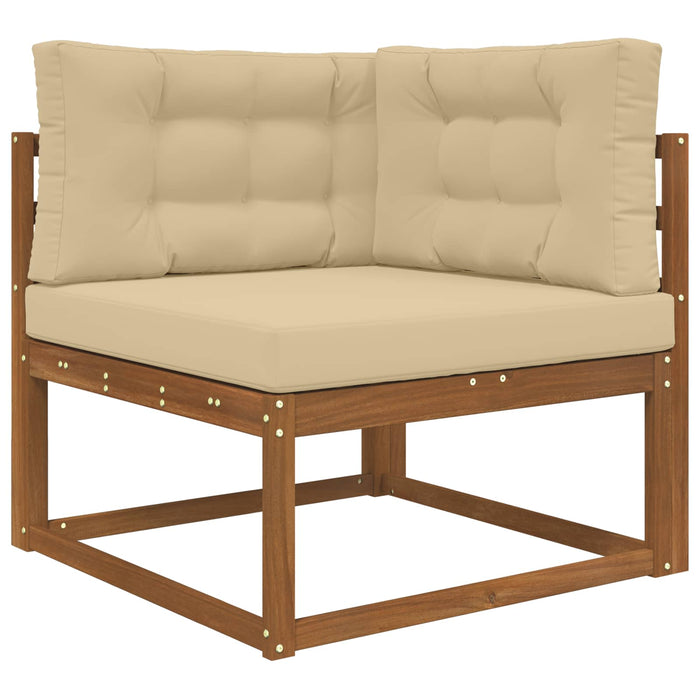 Perna pentru canapea de exterior 3 pcs Bej Poliester - WALTI WALTI